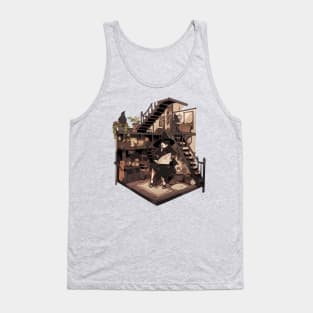 Cute Stay-at-Home Witch Tank Top